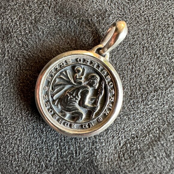 David Yurman St. Christopher Pendant in Sterling Silver - Picture 6 of 11
